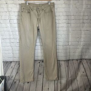 Levi’s 514 Khaki Jeans Pants Black Label size 36x34